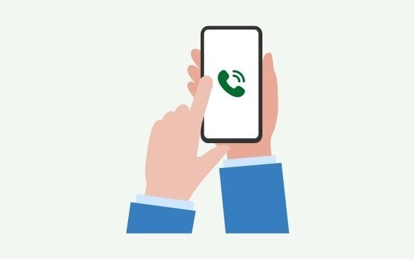 Step①　まずはお電話ください！ 相談を希望される方は、あらかじめお電話をお願いします。